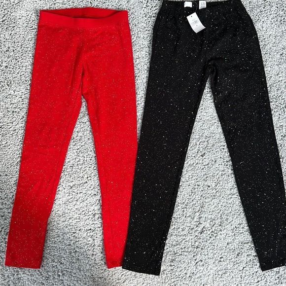 GAP Other - Girl Sparkle Leggings Bundle, Size 7/8